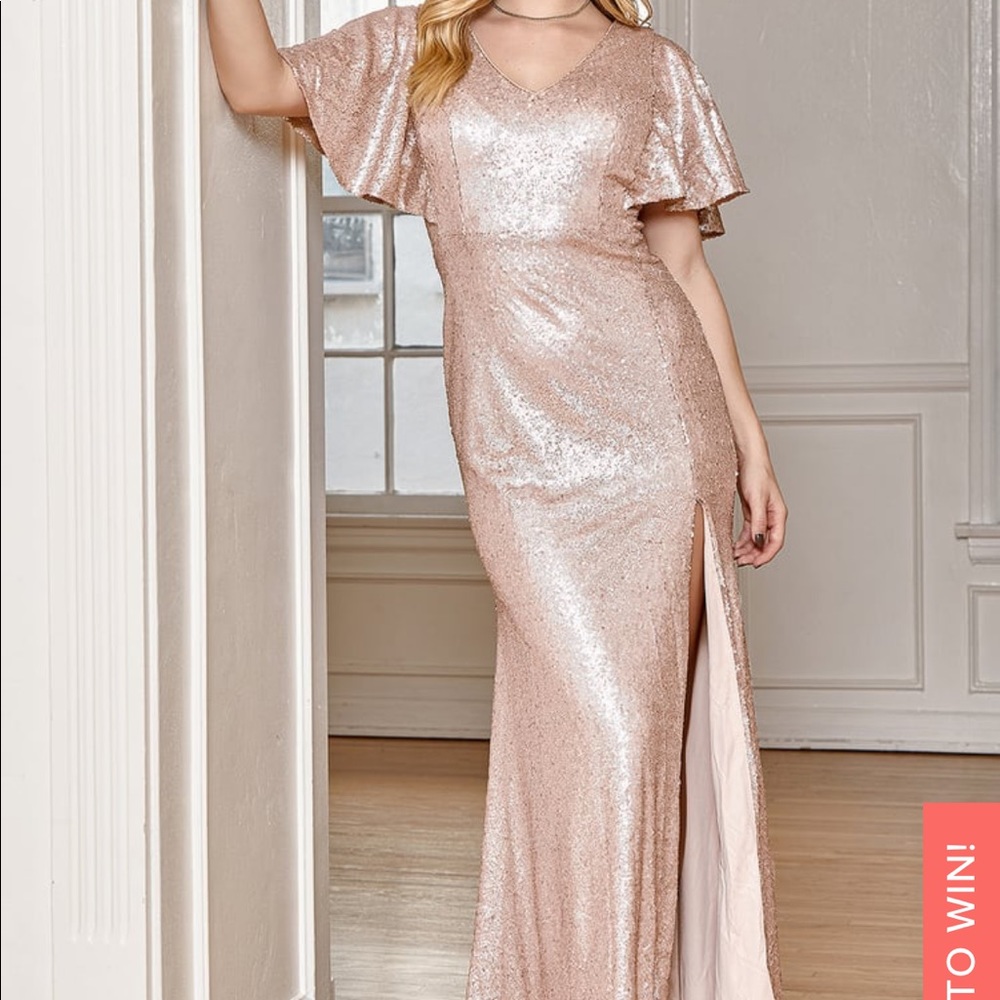 Lulus 'Dazzled Dream' Maxi Dress